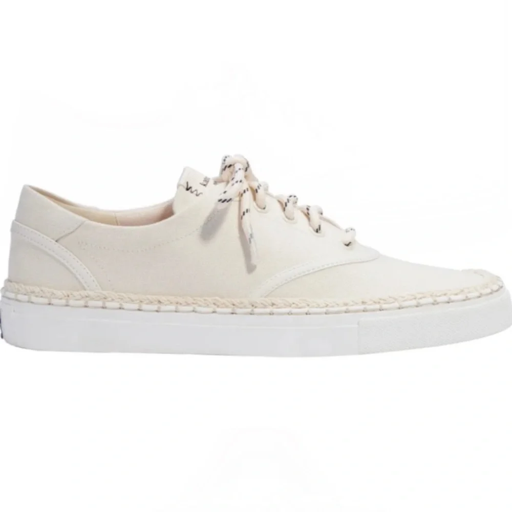 Kate Spade New York Boat Party Espadrille Sneakers Cream Canvas Sz 6.5